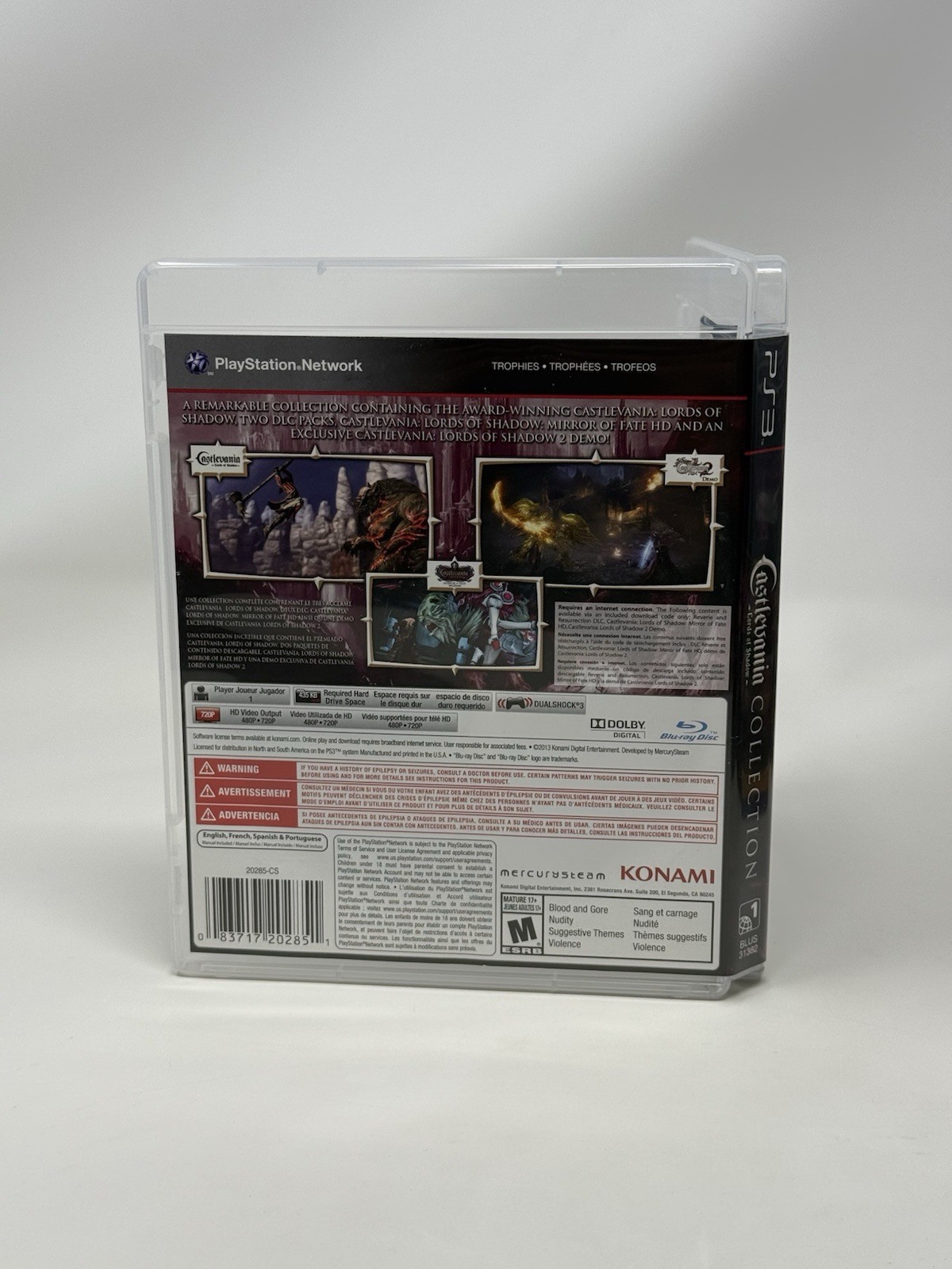 Castlevania Lords of Shadow Collection PS3 PlayStation 3 Complete CIB Mint Disc