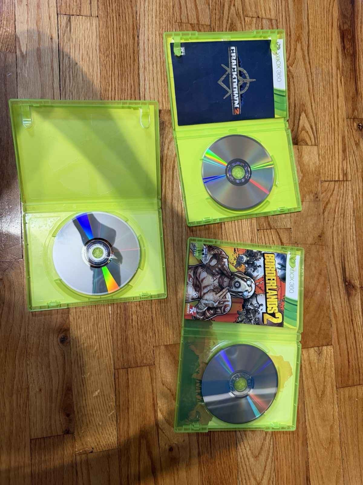 Xbox 360 Game Lot: Borderlands 2, Gears of War 3, Crackdown 2