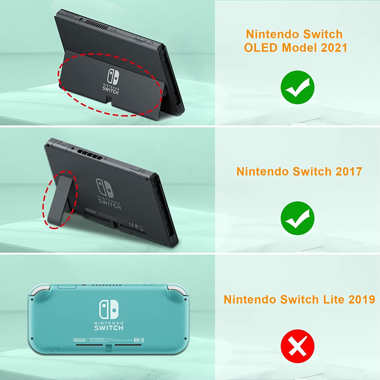 Carry Case for Nintendo Switch OLED Model 2021/Switch 2017 Protective Travel Bag