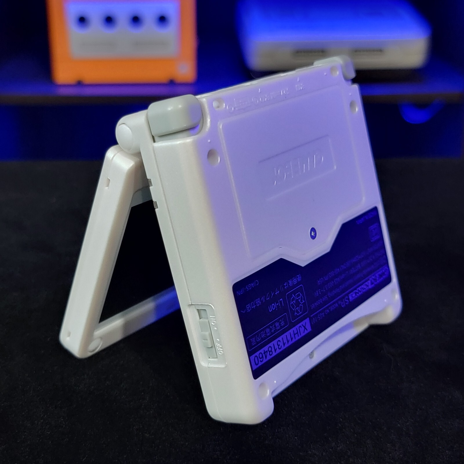 White Nintendo Game Boy Advance GBA SP IPS MOD Adjustable Brightness