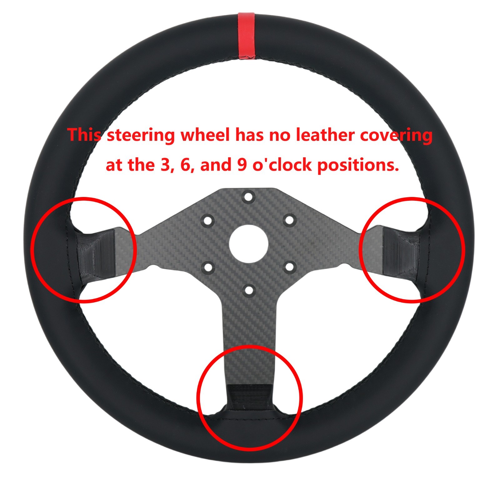 SIMPUSH 13inchs 33cm steering wheel For PXN V12 LITE OR W DS R2
