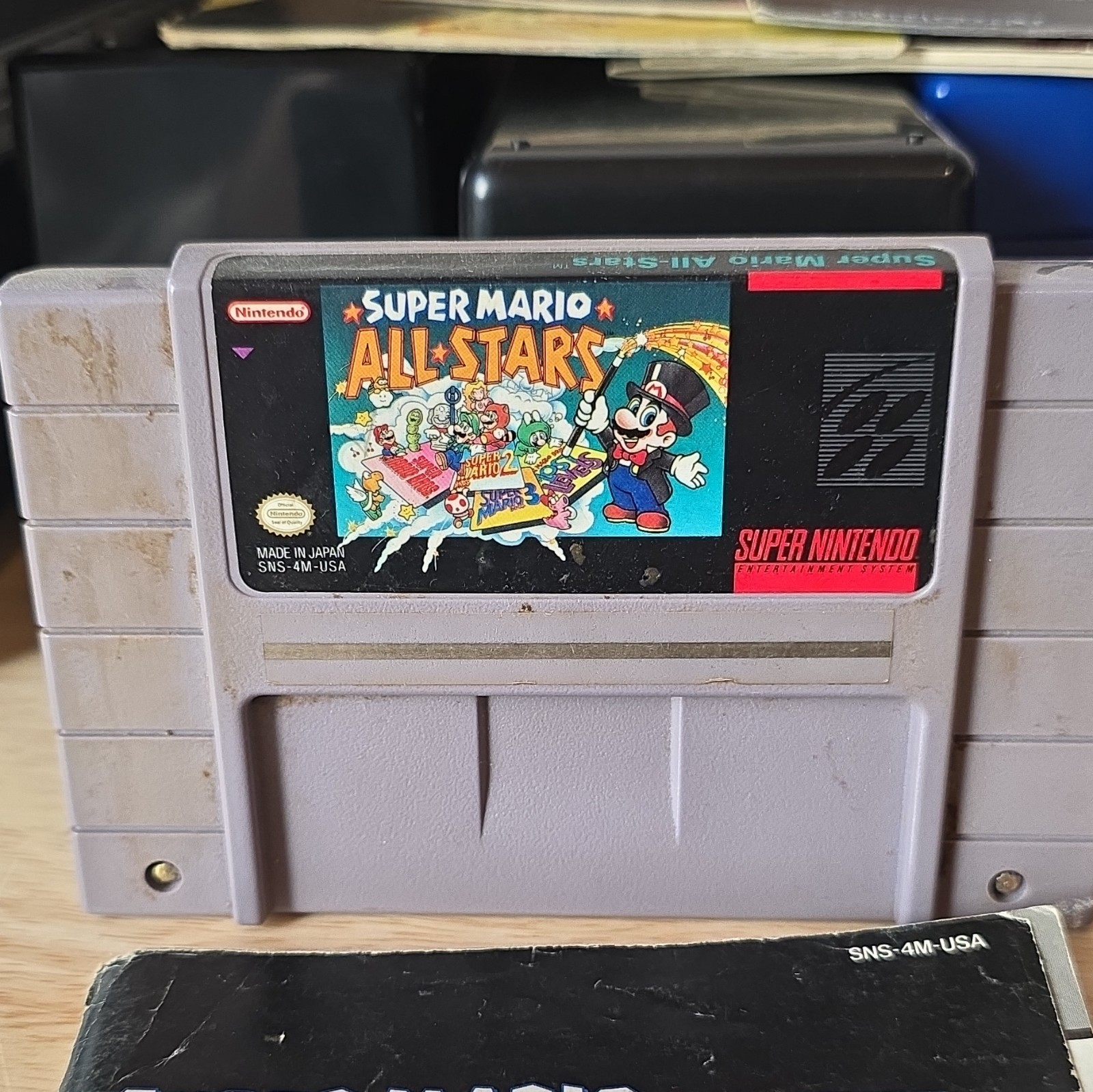 Nintendo Super Mario All-Stars for SNES Cartridge NTSC-U/C (US/Canada) w/ Manual