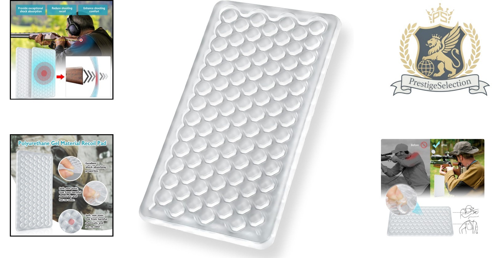 Universal G3 Recoil Pad for Vests & Shirts – Comfort-Enhancing Shooting Gear