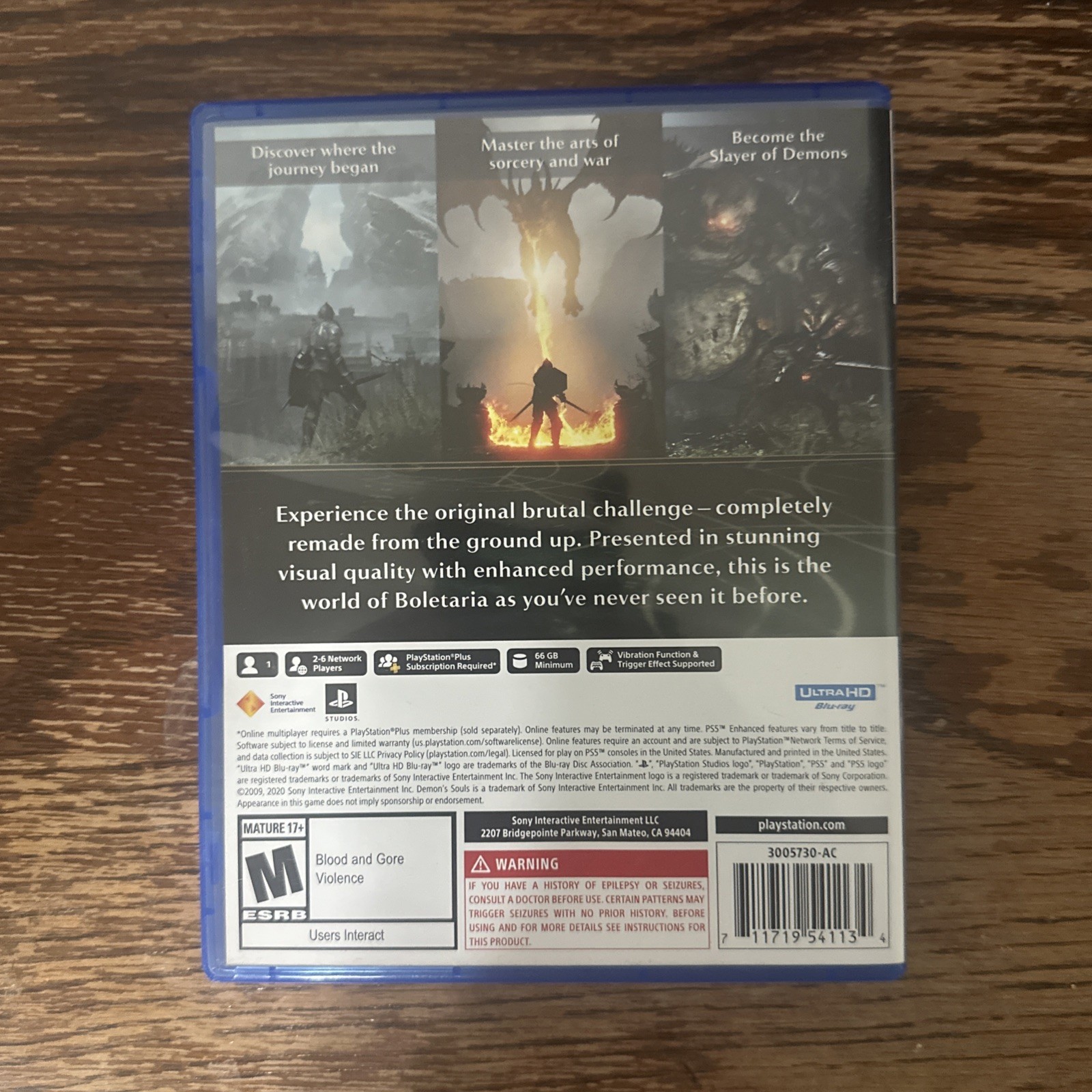 Demon’s Souls PS5 by Sony 2020 Online Playability & Ultra HD Blu-ray