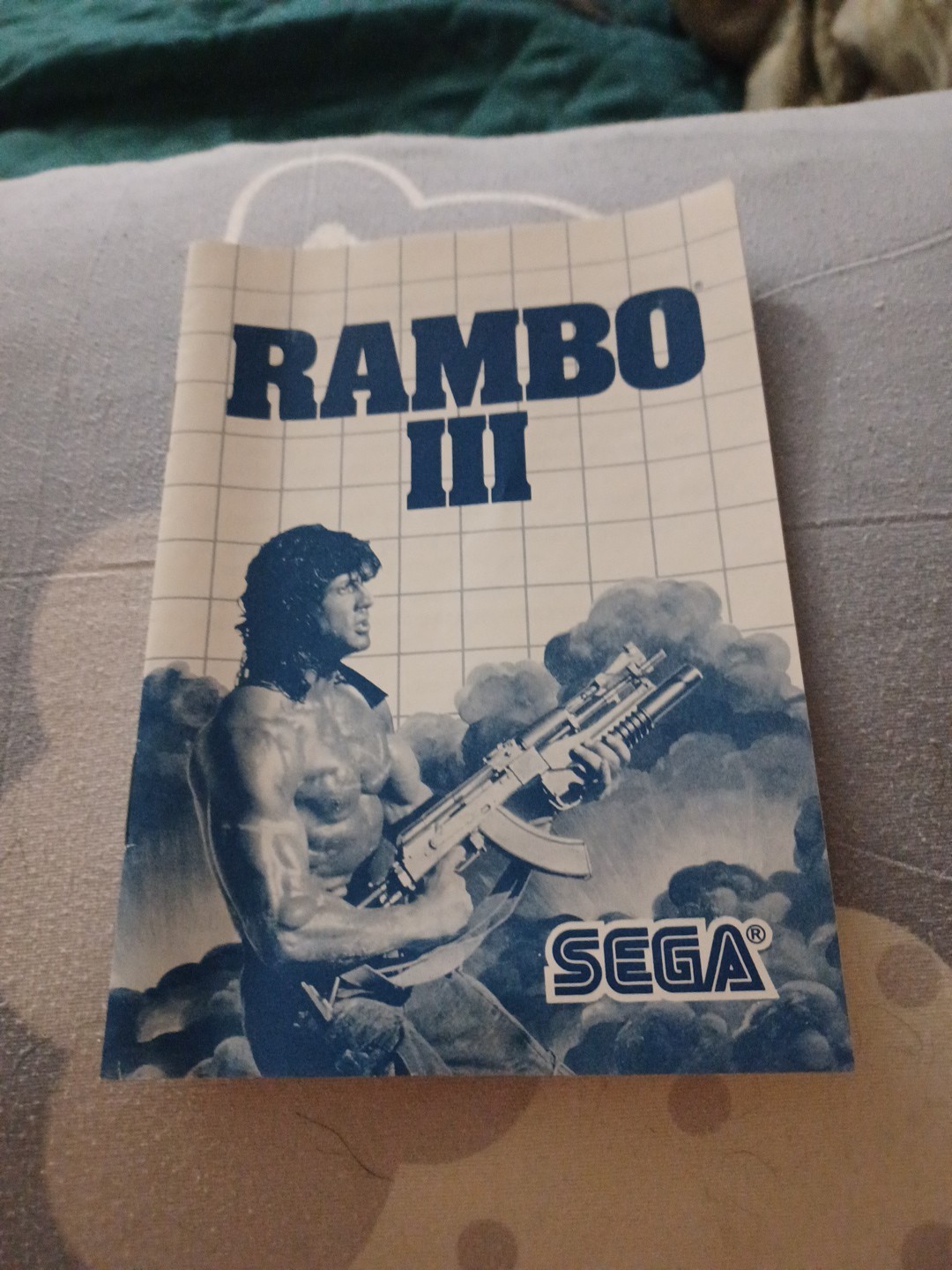 MINTY Sega Master System Rambo III 3 SMS 1986 CIB Complete w/ Manual Authentic