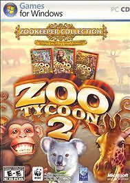 P1 Zoo Tycoon 2: Zookeeper Collection (PC, 2006) Box Slipcover