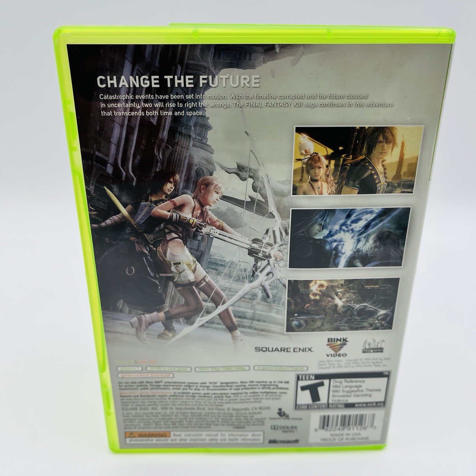 Final Fantasy XIII-2 (Microsoft Xbox 360) Complete w/ Manual, Poster & Reg. Card
