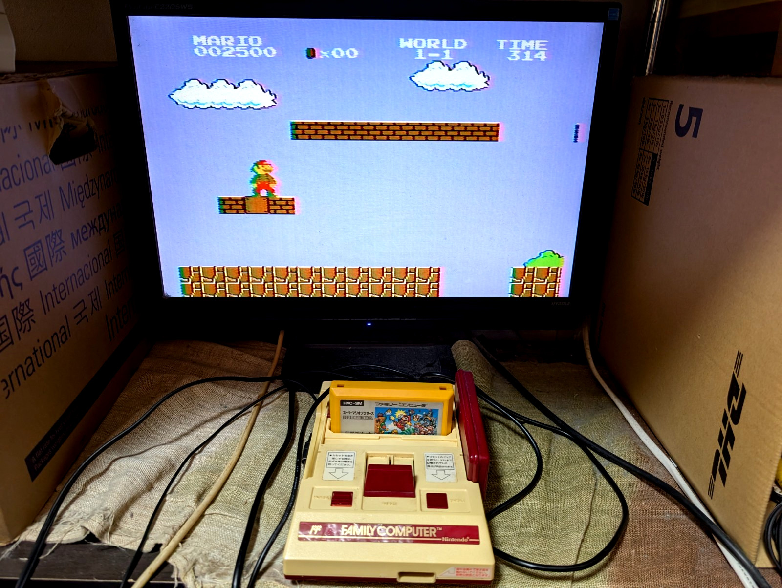 Nintendo Famicom NES Family Computer Super Mario Brothers 3 Japan Box Manual