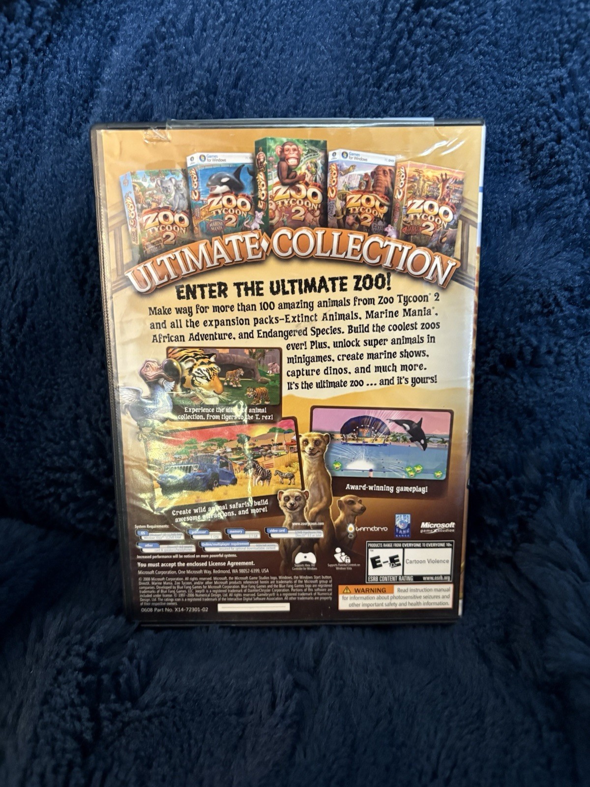 Microsoft Zoo Tycoon 2 Ultimate Collection PC CD-ROM Simulation Game