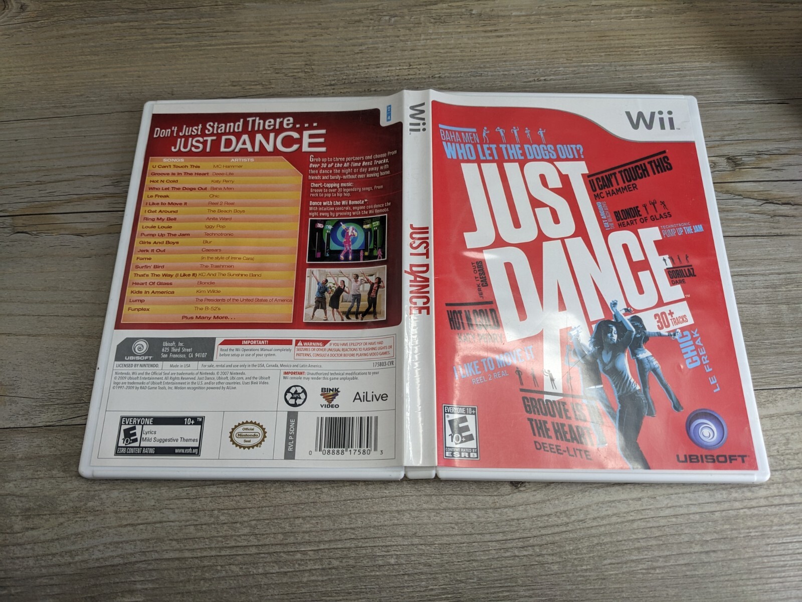Nintendo Wii 8 Game Dance Bundle Just Dance 1 2 4 2014 2015 Alvin & the Chipmunk