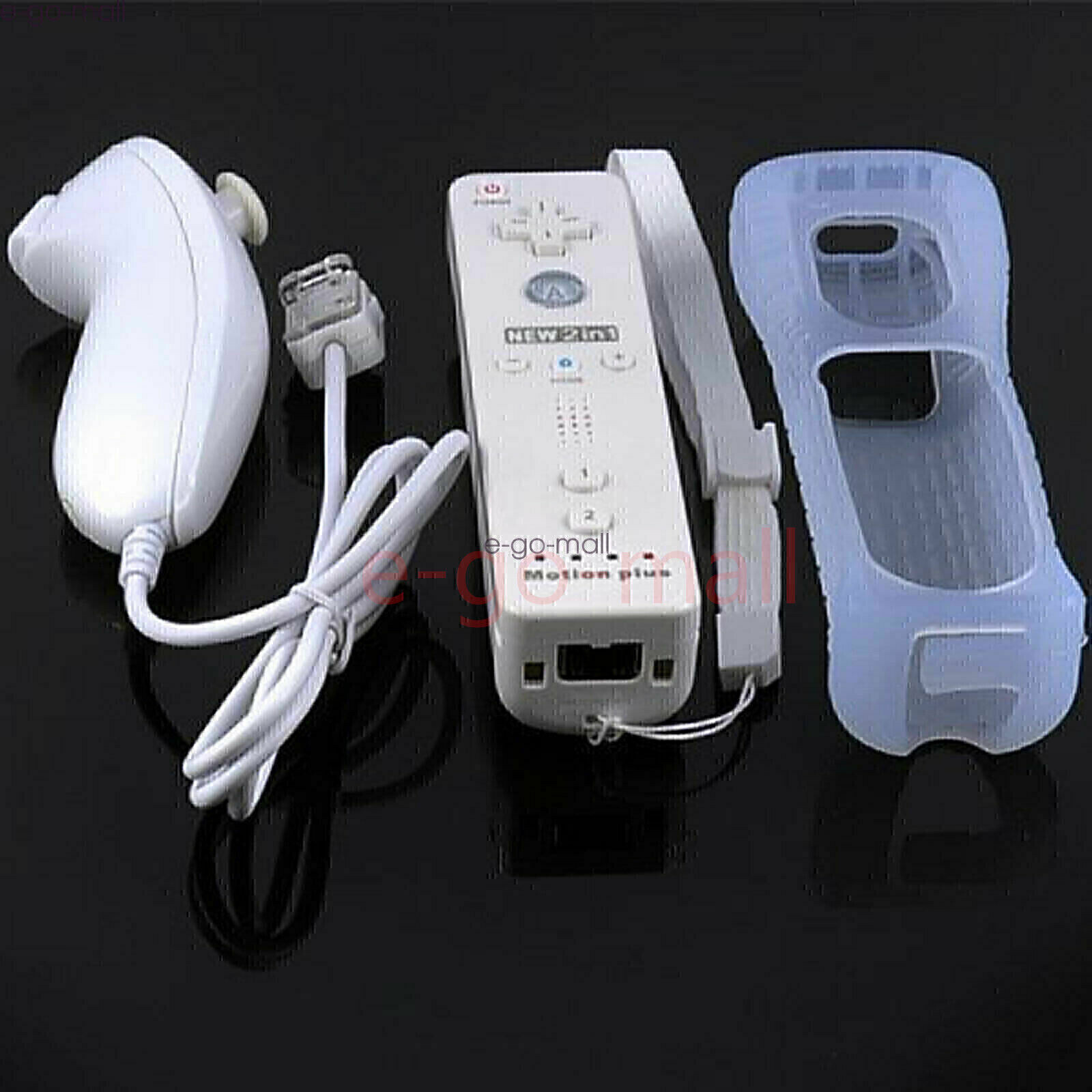 Built-in Motion Plus Wii Remote & Nunchuck Game Controller for Wii Wii U Console