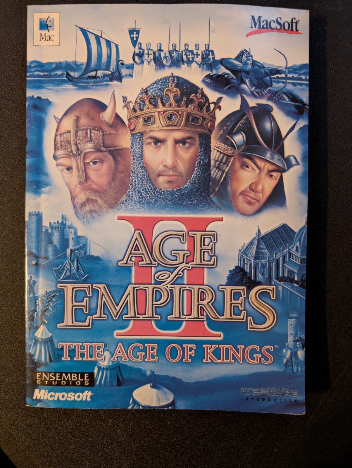 Age Of Empires II Conquerors & The Age of Kings MANUAL BOOKLET ONLY Macintosh