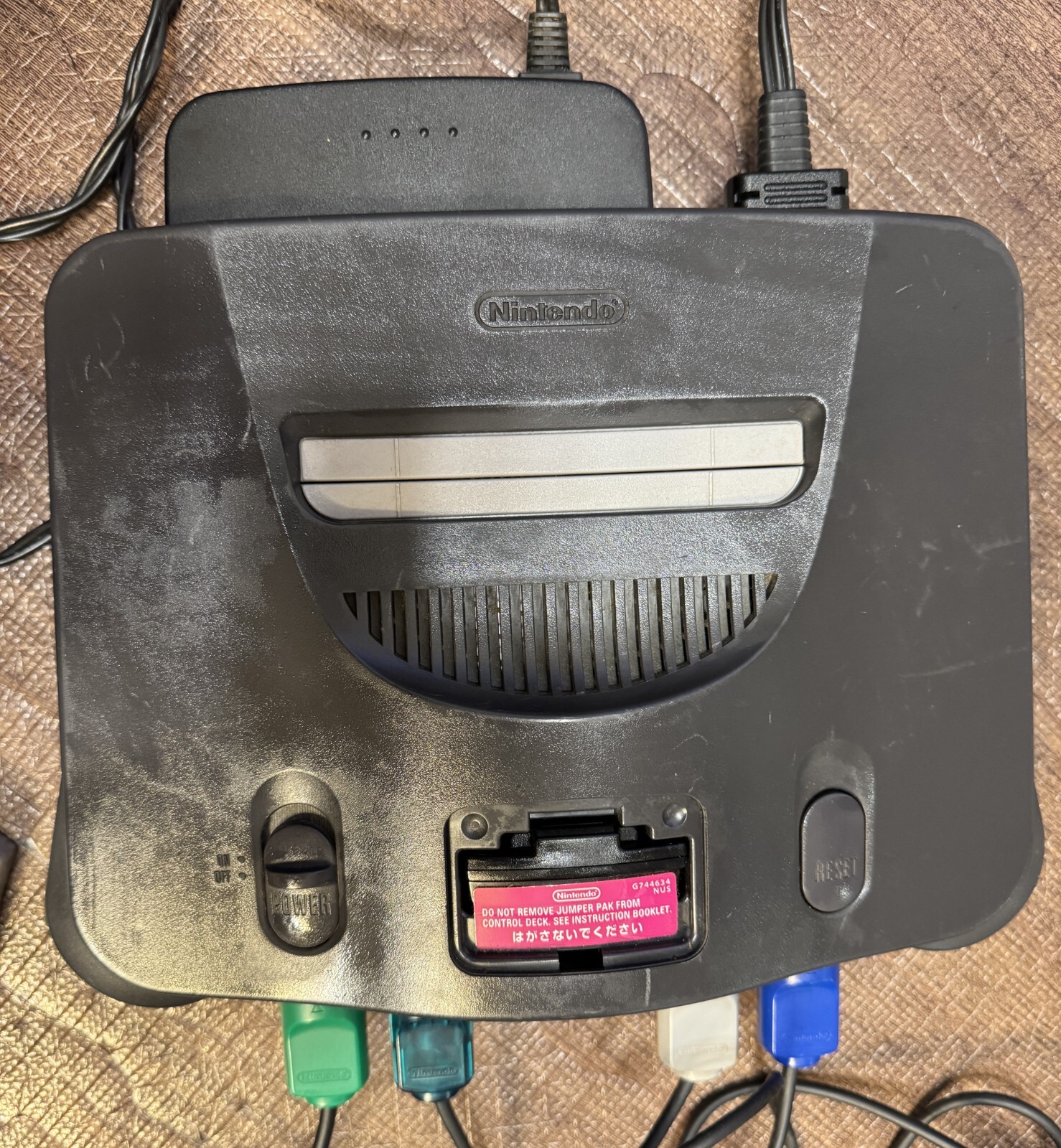 Nintendo 64 Console Bundle – 4 Controllers & Pokémon Stadium 2!- Fully Tested!