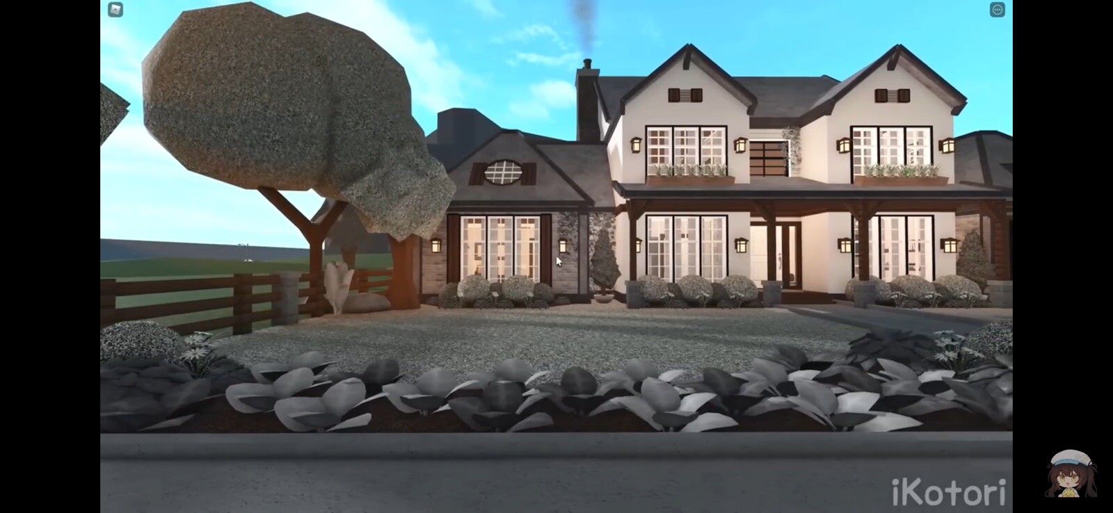 BLOXBURG MODERN CHRISTMAS HOUSE!FAST DETAILED BUILDER FOR AFFORDABLE PRICE