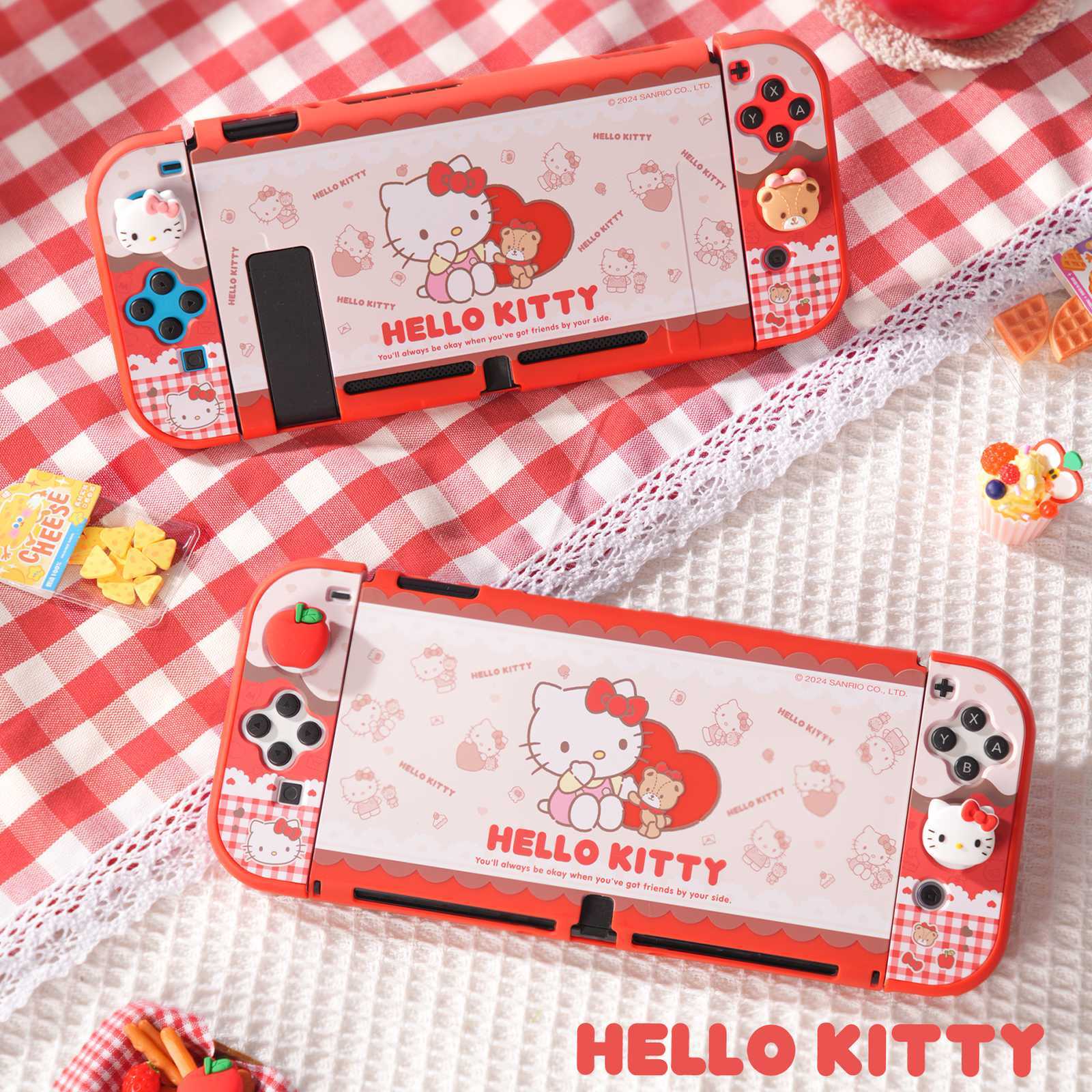GeekShare X Sanrio Protective Case for Nintendo Switch / OLED Hello Kitty Shell