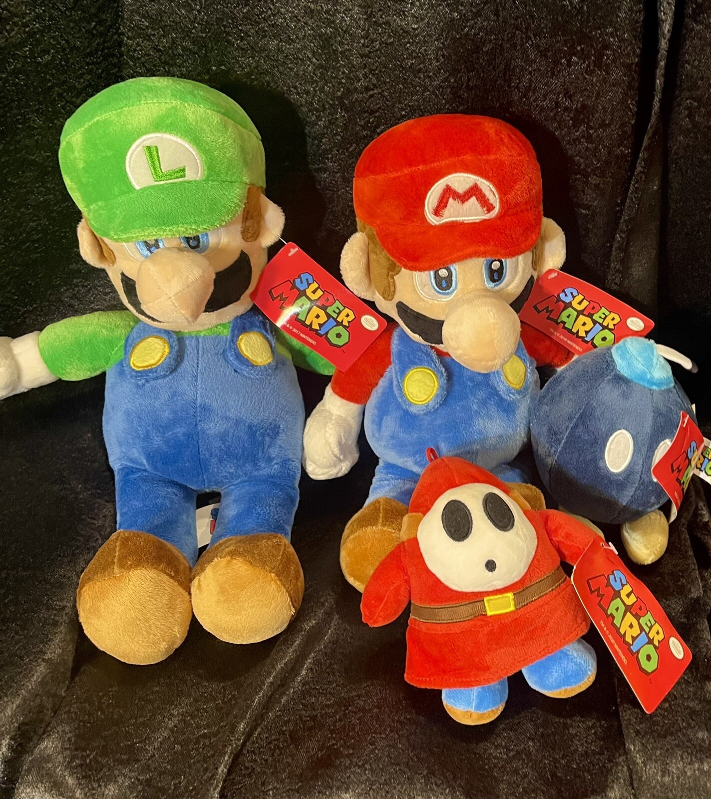 Nintendo Super Mario Video Game Plush Luigi Bob Omb Shy Guy 2018 2020 Brothers