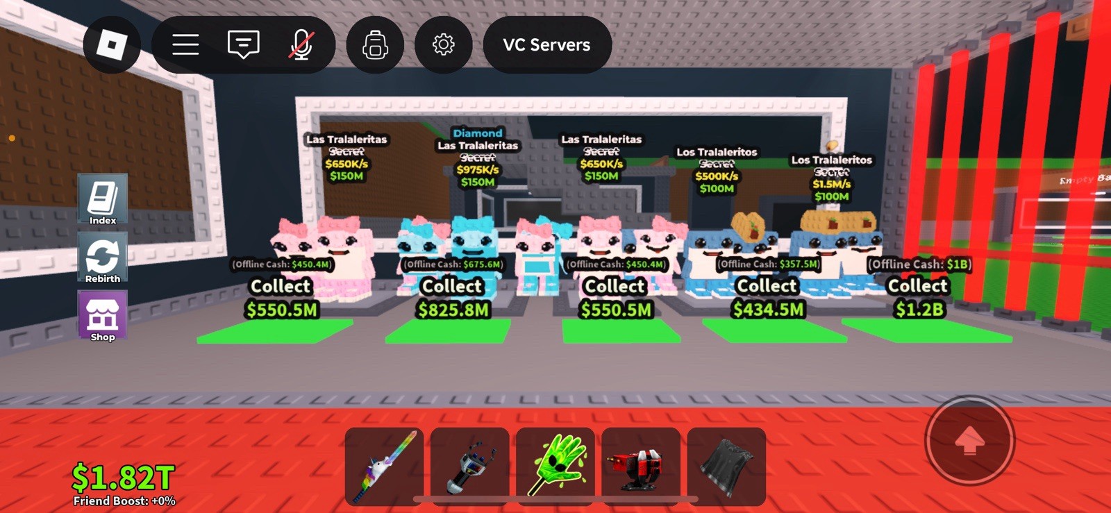 Steal a Brainrot 10 Secret Brainrots