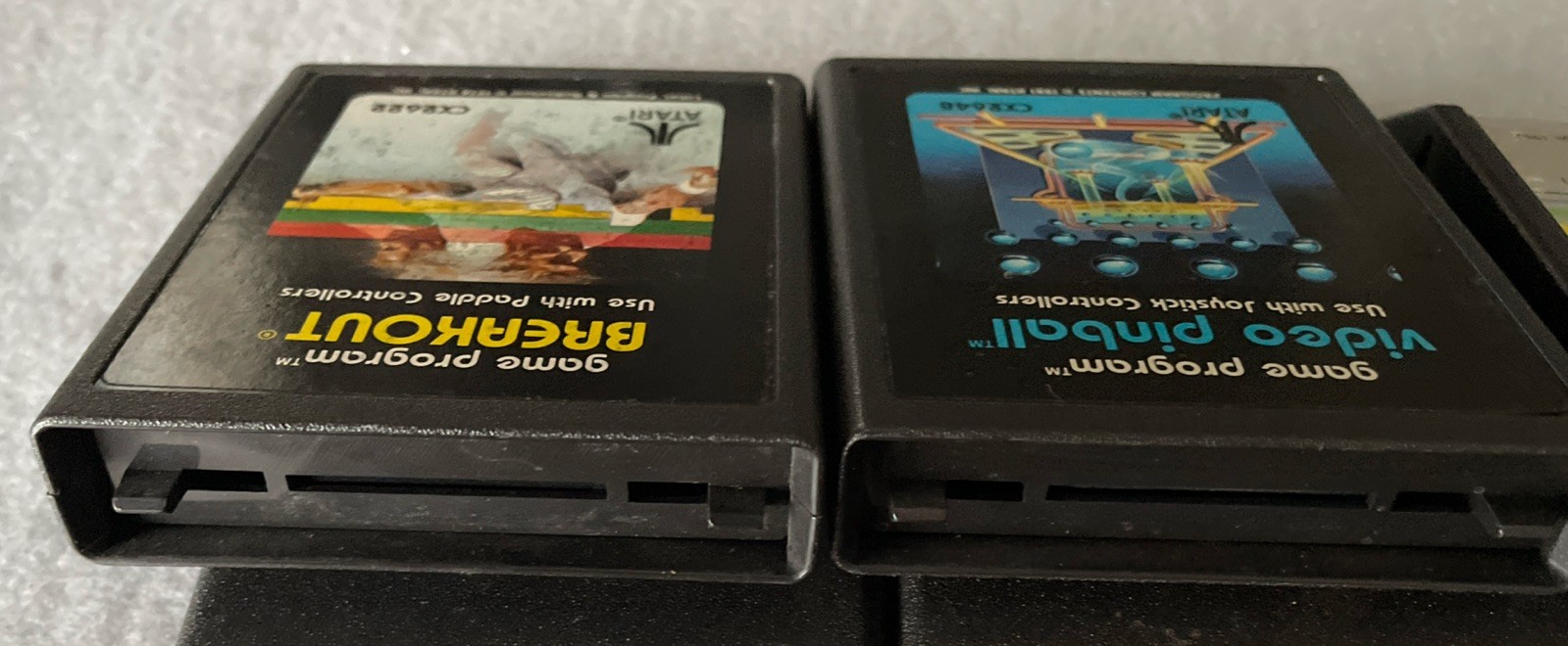 Lot Of 8 Atari Games – Word Zapper, Breakout, Demon Attack, Combat **Tested