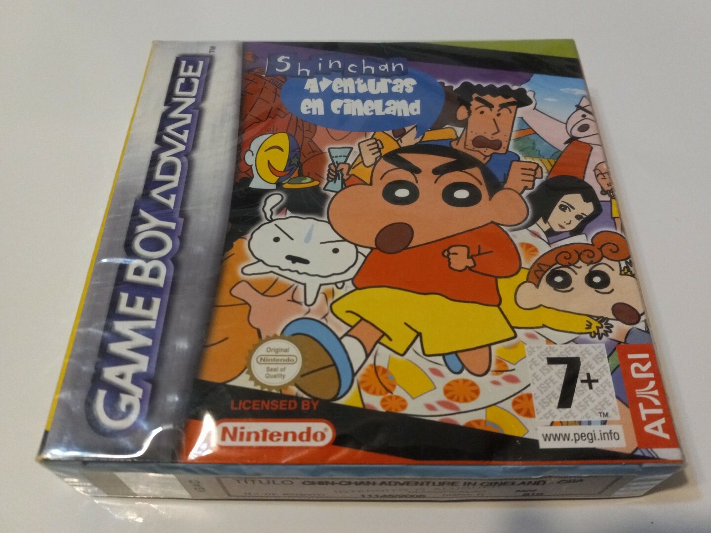 Crayon Shin Chan Aventuras En Cineland Game Boy Advance GBA RARE Spain Release