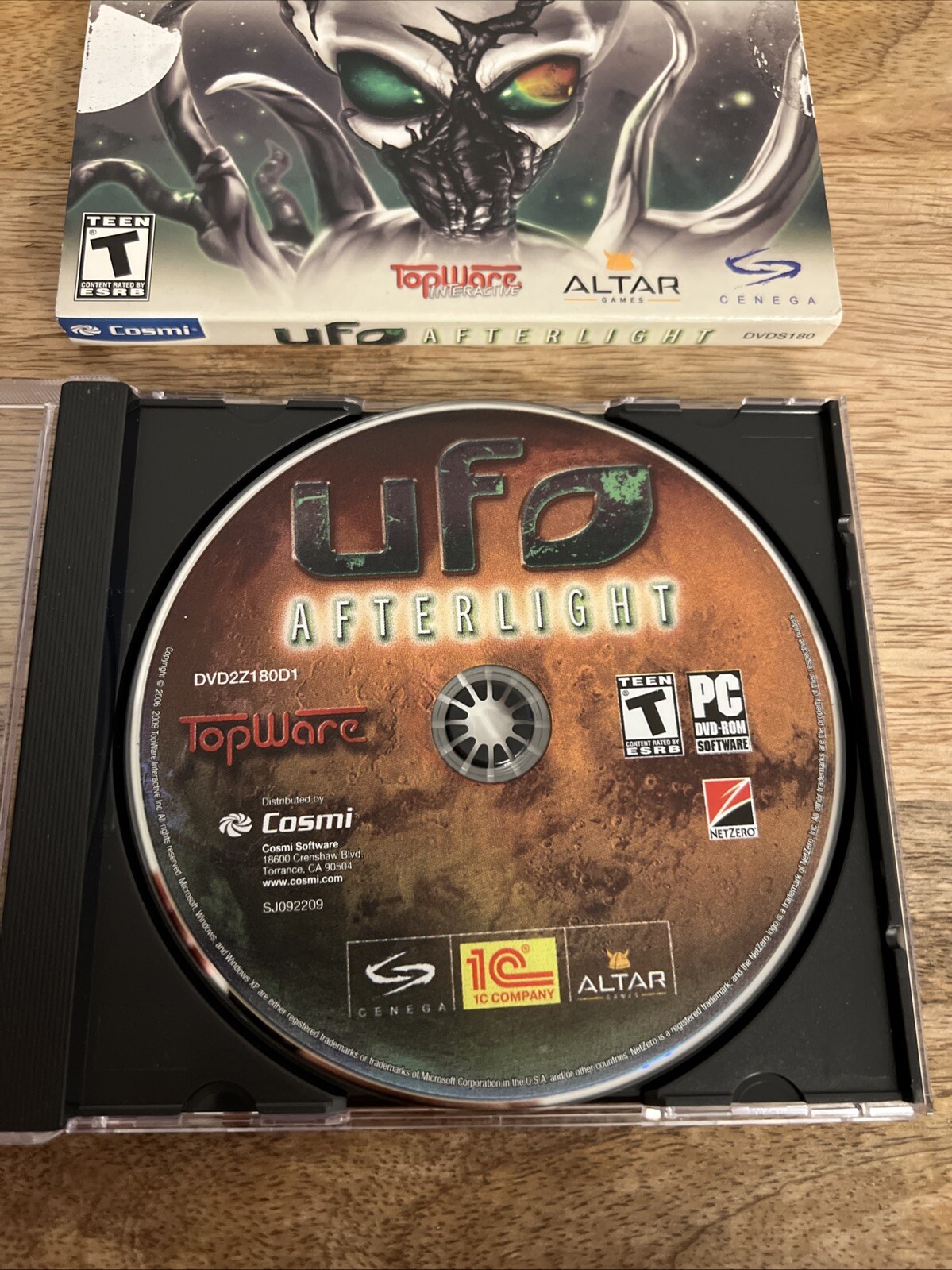 UFO After Light Video Game Pc Cd-ROM T-Teen