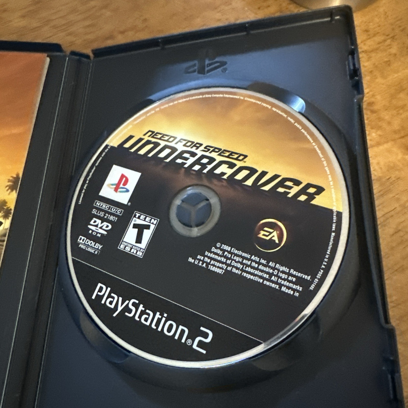 Need for Speed: Undercover (Sony PlayStation 2, 2008) TEST WORKS