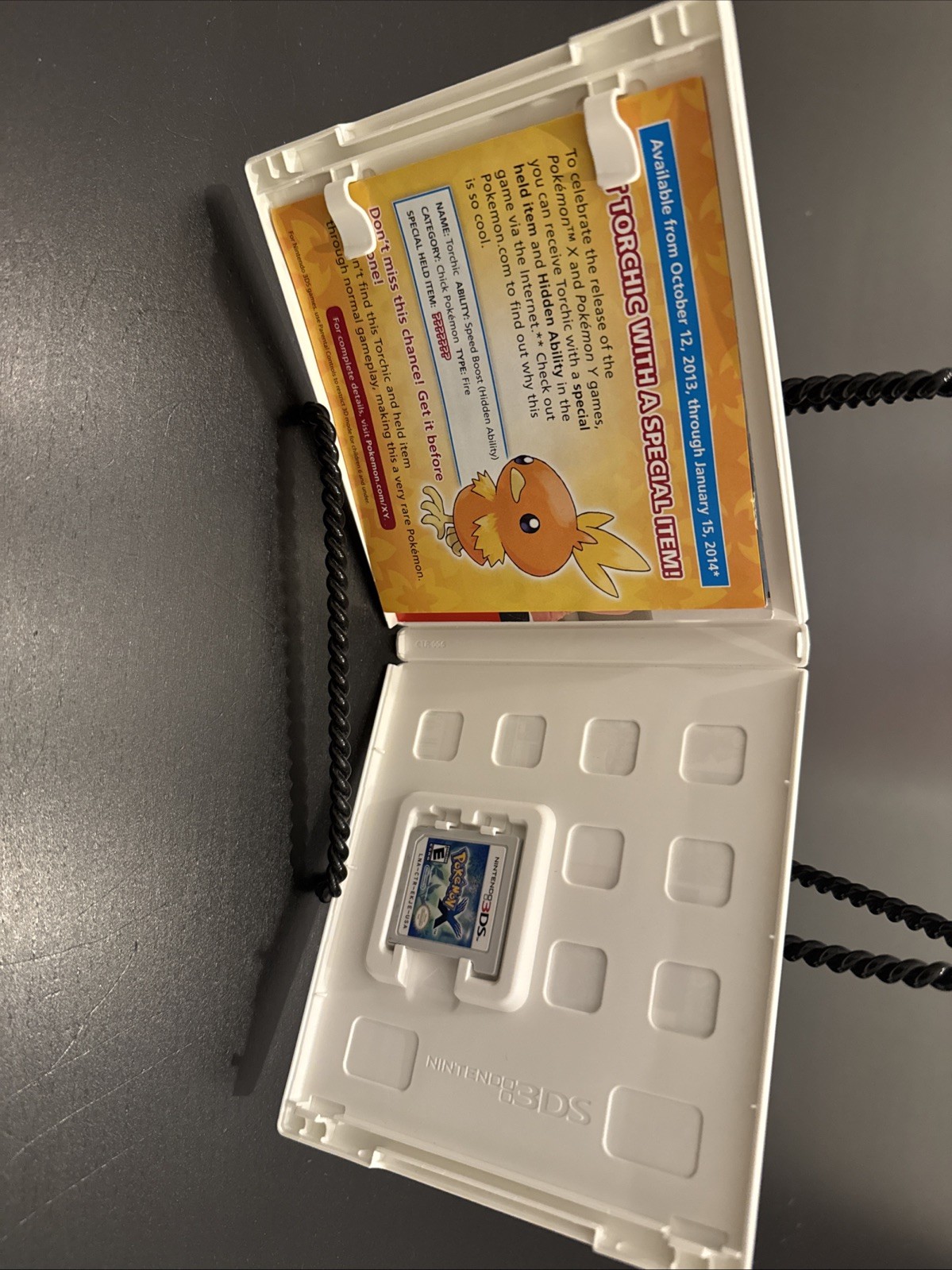 Pokémon X Version Nintendo 3DS Cartridge And Box Authentic And Tested