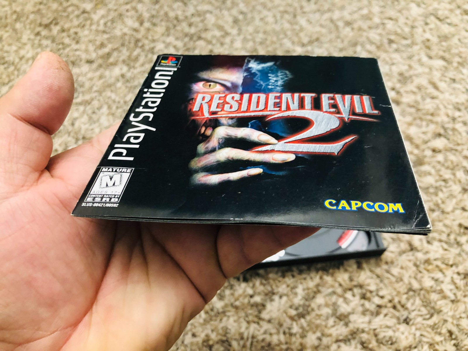 Resident Evil 2: Dual Shock Edition (PlayStation 1, 1998) Missing Disc 1 Tested