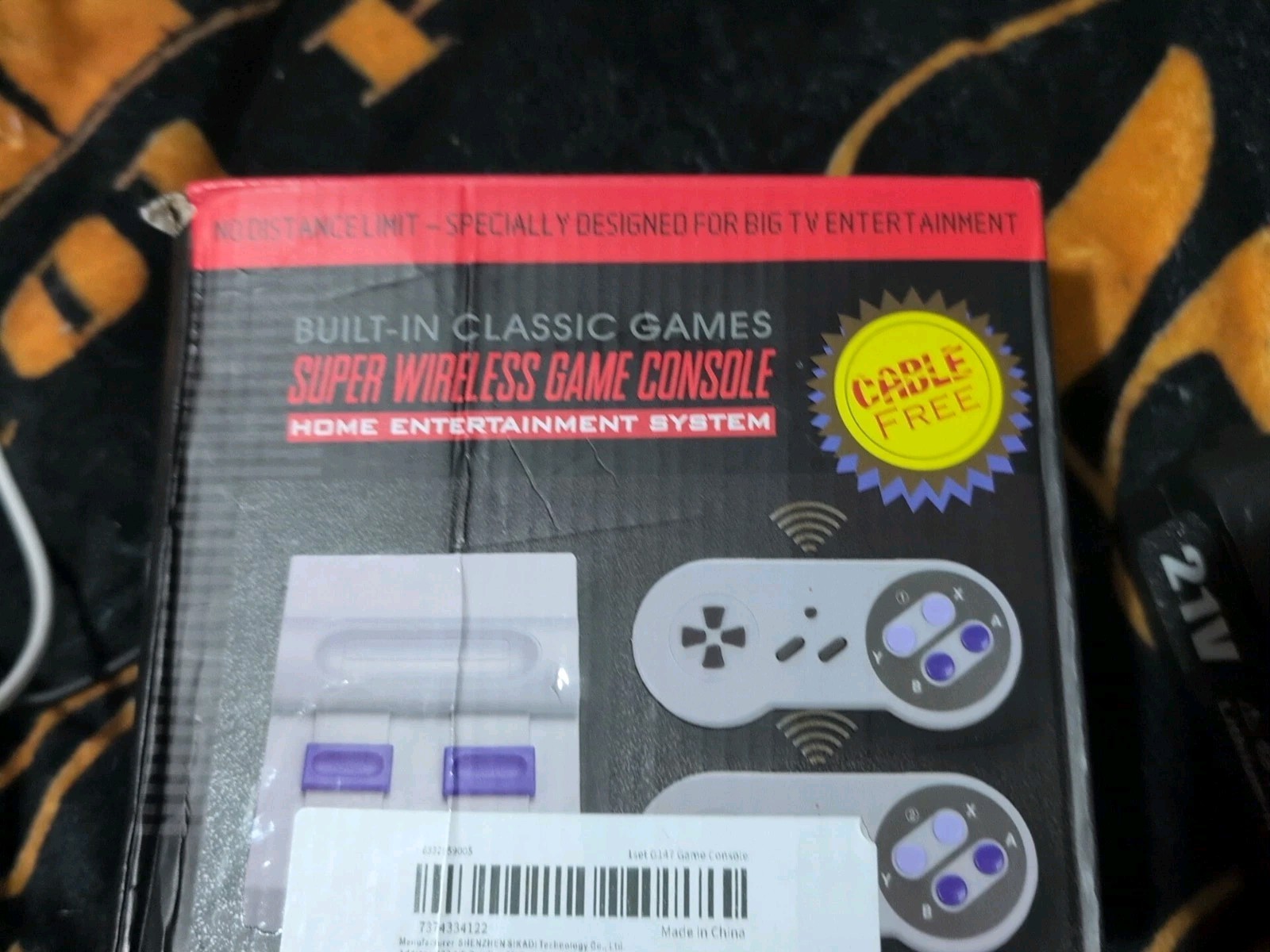 Super Mini SNES SN-02 retro NES hdmi TV game console w/ 821 classic 8-bit games