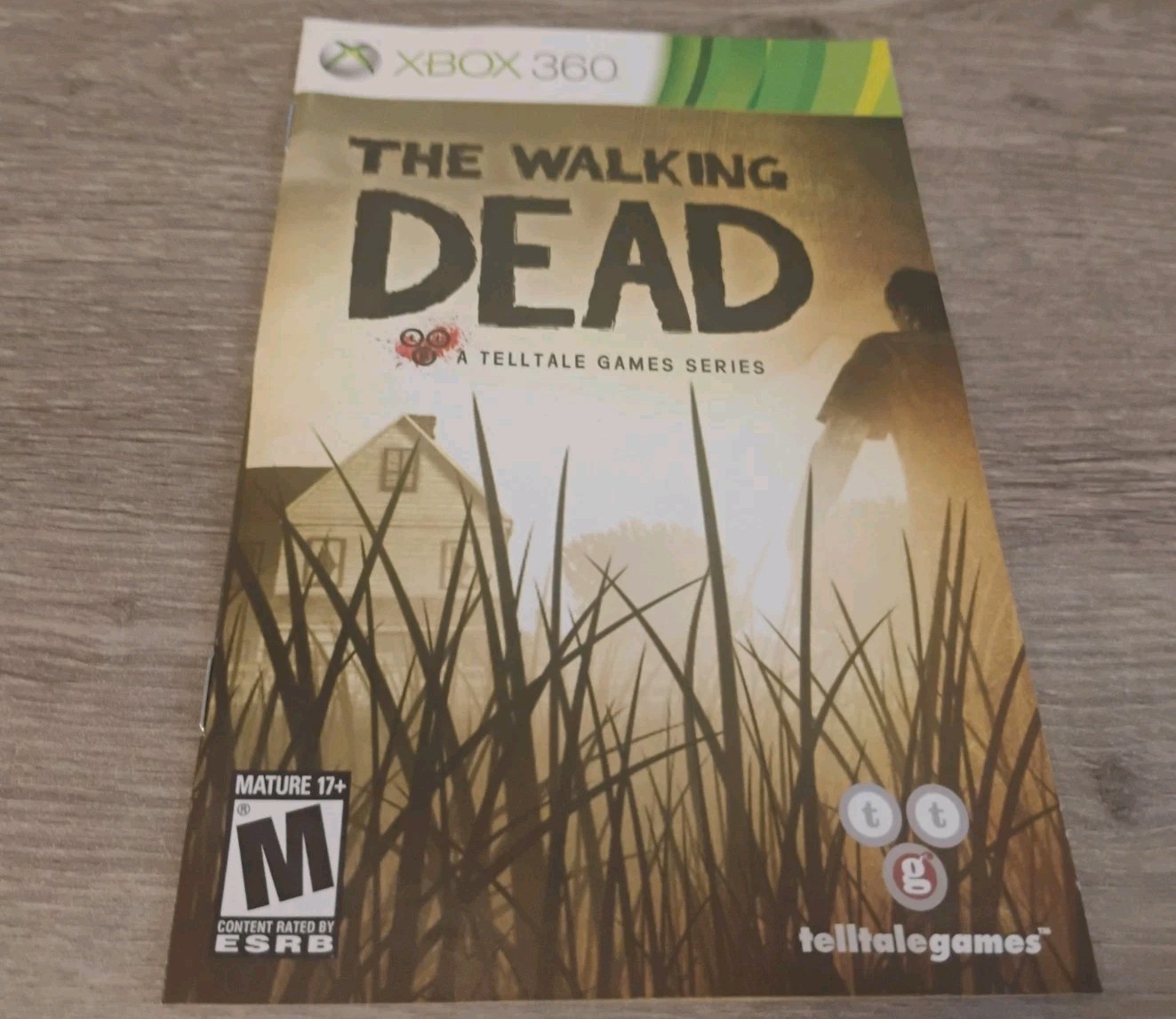 The Walking Dead: A Telltale Game (Microsoft Xbox 360, 2012) Manual Only