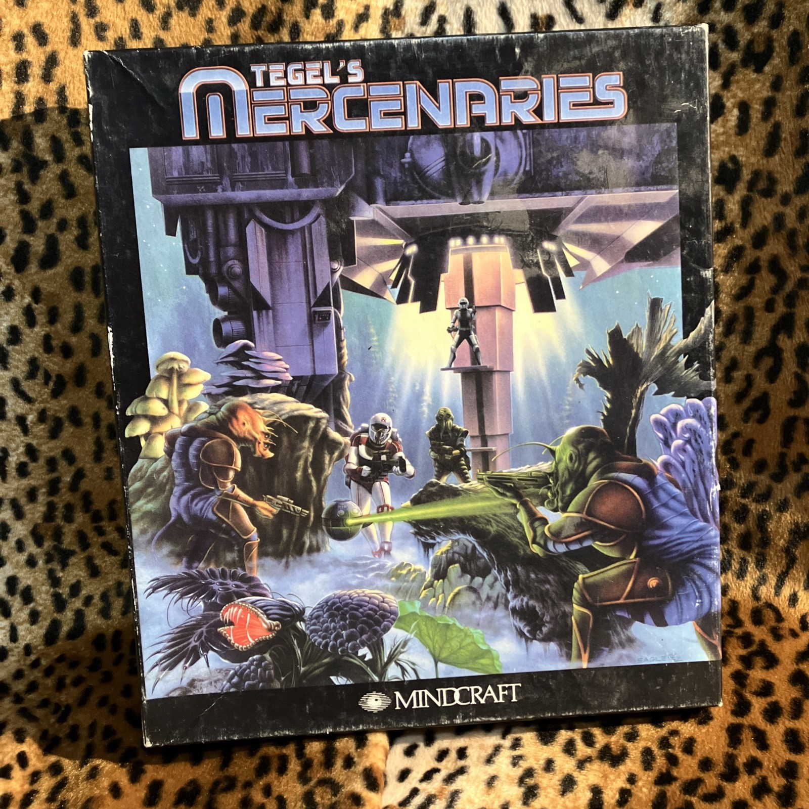 Tegel’s Mercenaries Computer Game PC 3.5″ Mindscape 1992 IBM Big Box CIB