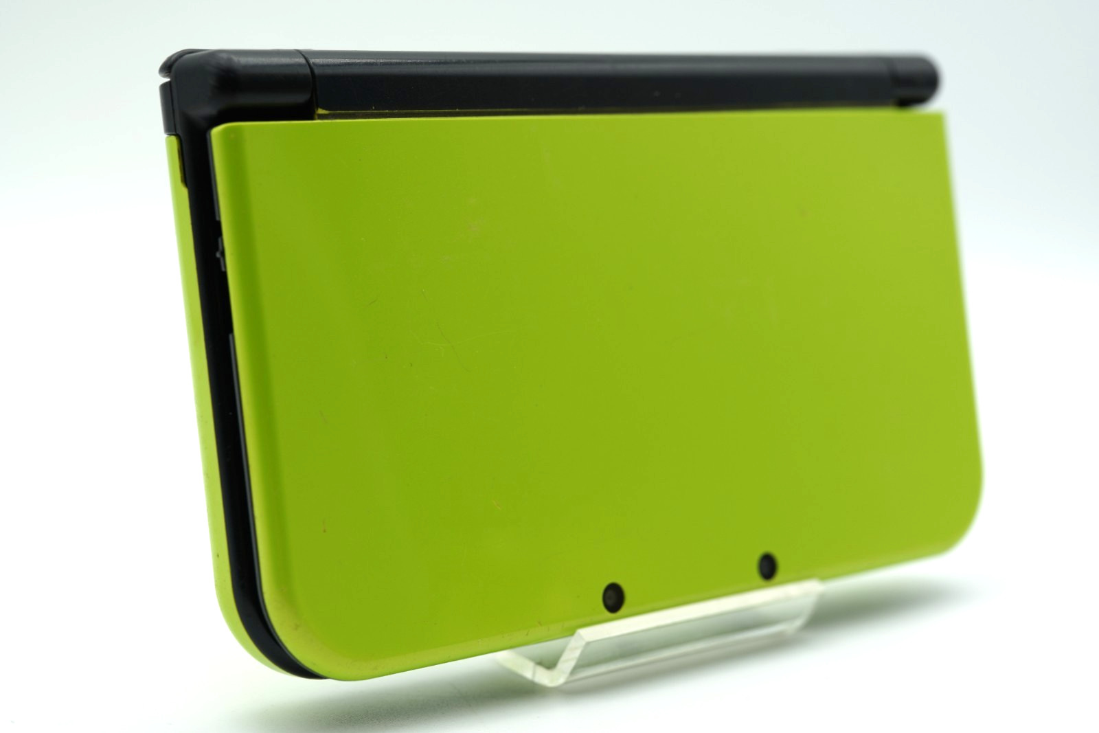 [Dual IPS] New Nintendo 3DS LL XL Lime Black Region free Console #002