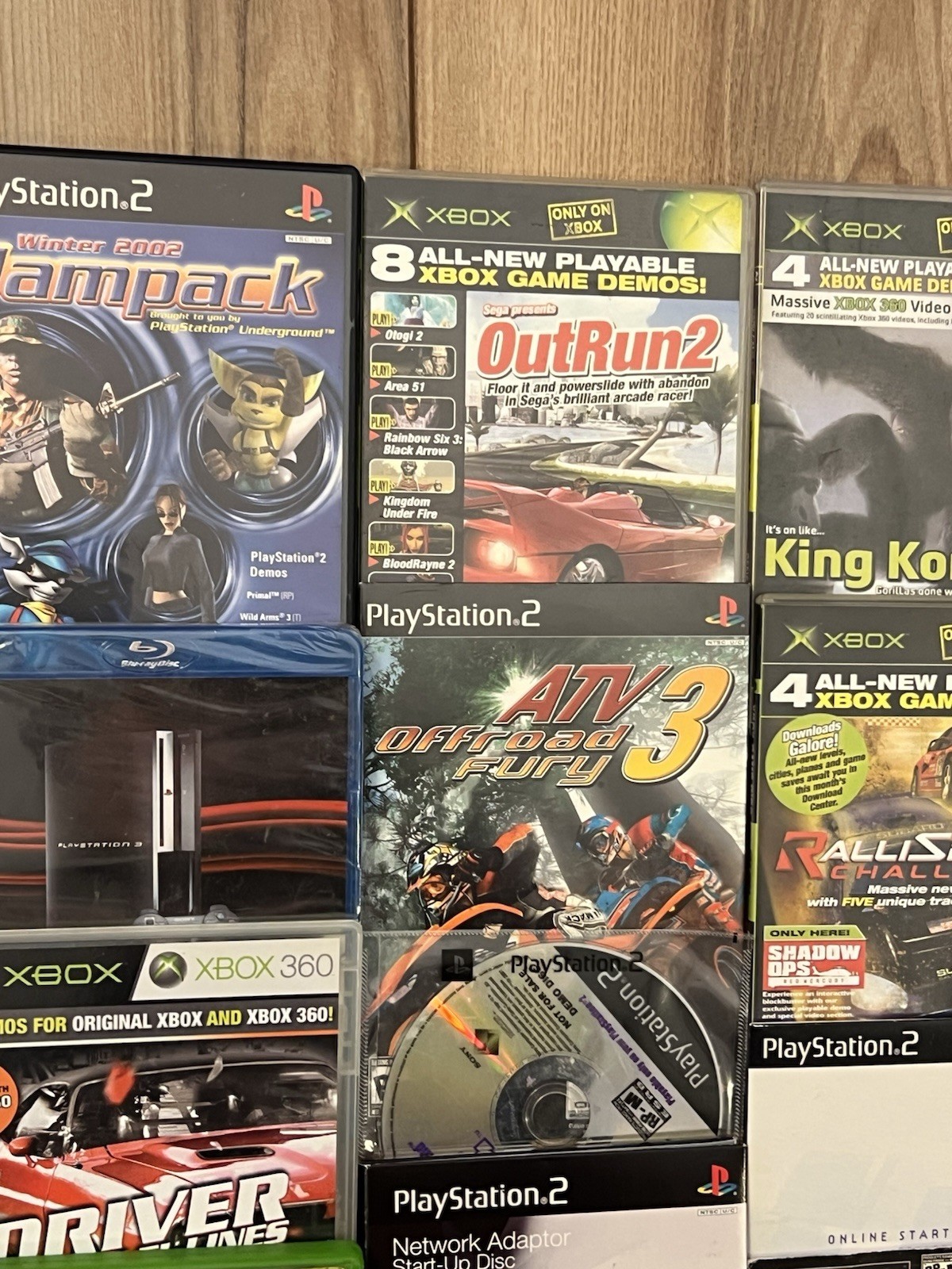 Lot Of 39 PlayStation PS1 PS2 Xbox PSP Demo Games & Start Up Disc Only Untested