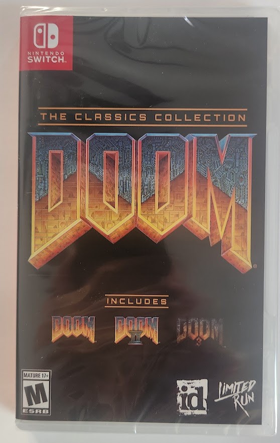 DOOM: The Classics Collection Switch Brand New Game ( 2022 Misc )