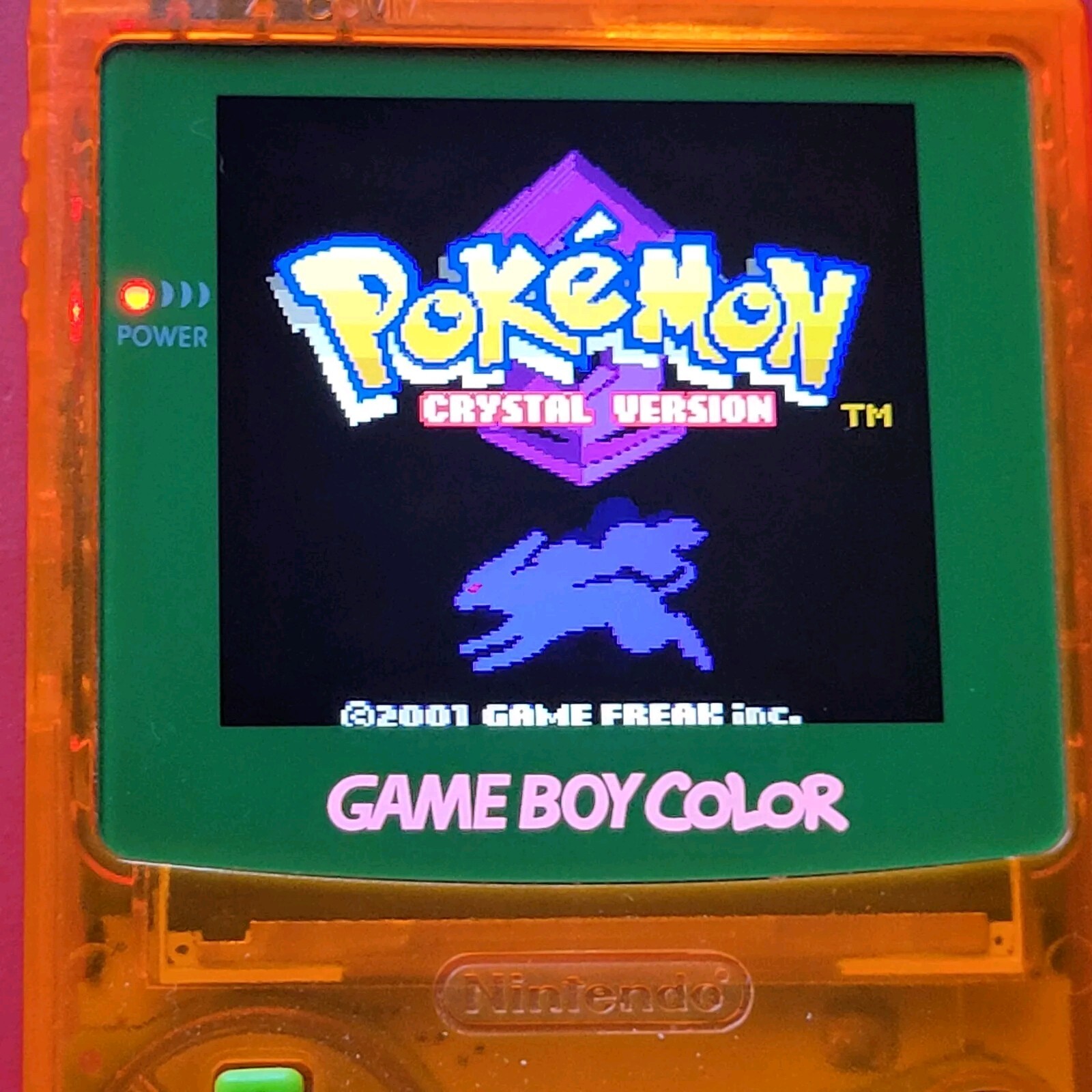 Pokemon Crystal Version Nintendo Game Boy Color Authentic Saves New Battery