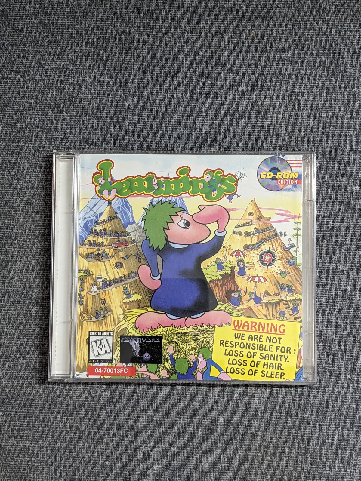 Psygnosis Lemmings Pc Cd-Rom Game 04-70013Pc 04-70013Tc Puzzle Classic