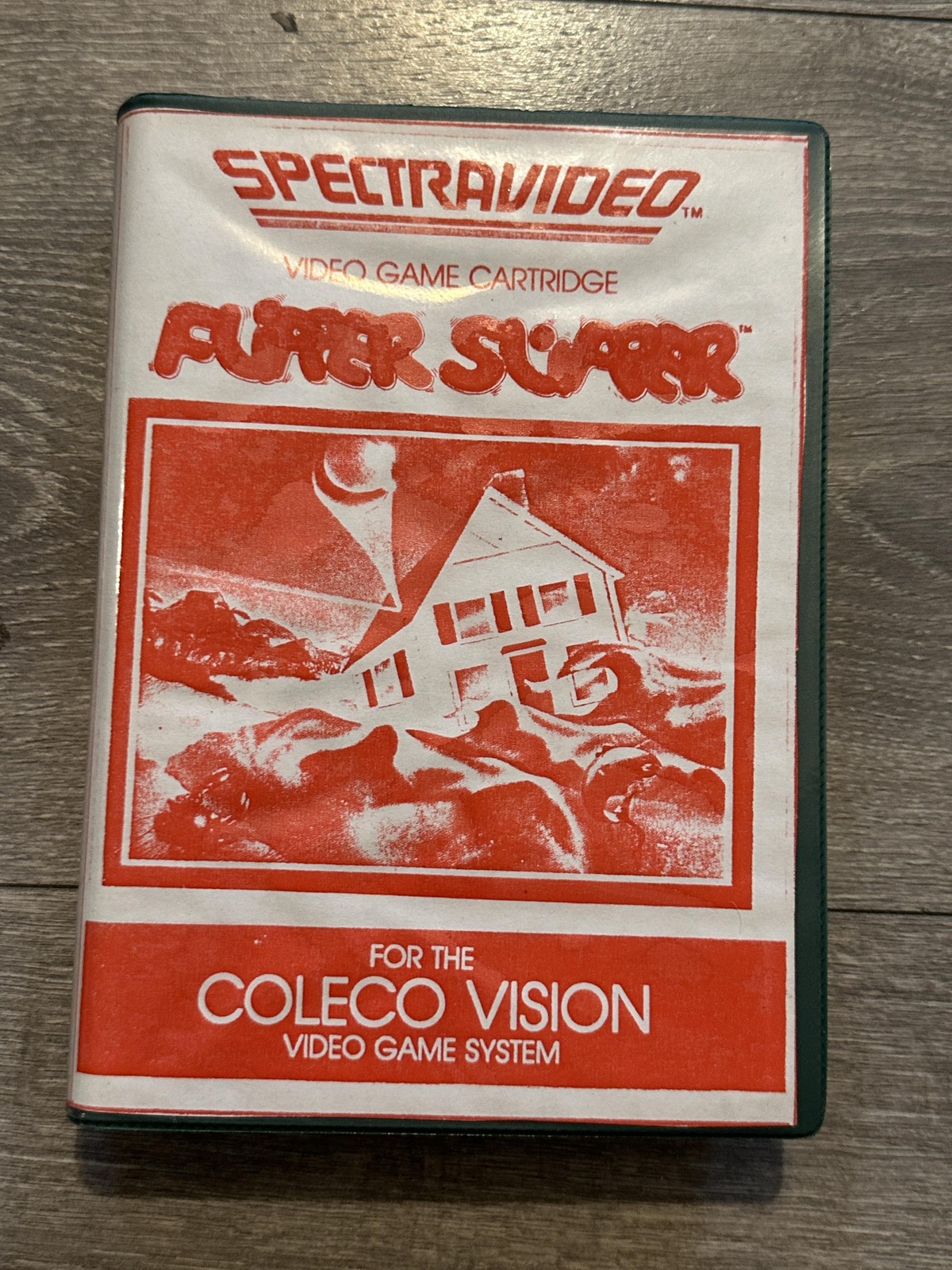 Vintage Spectravideo Flipper Slipper ColecoVision Video Game Cartridge 1983 CIB