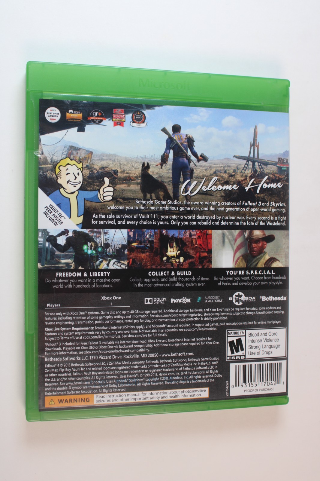 Fallout 4 (Microsoft Xbox One edition) Authentic, complete, tested/works