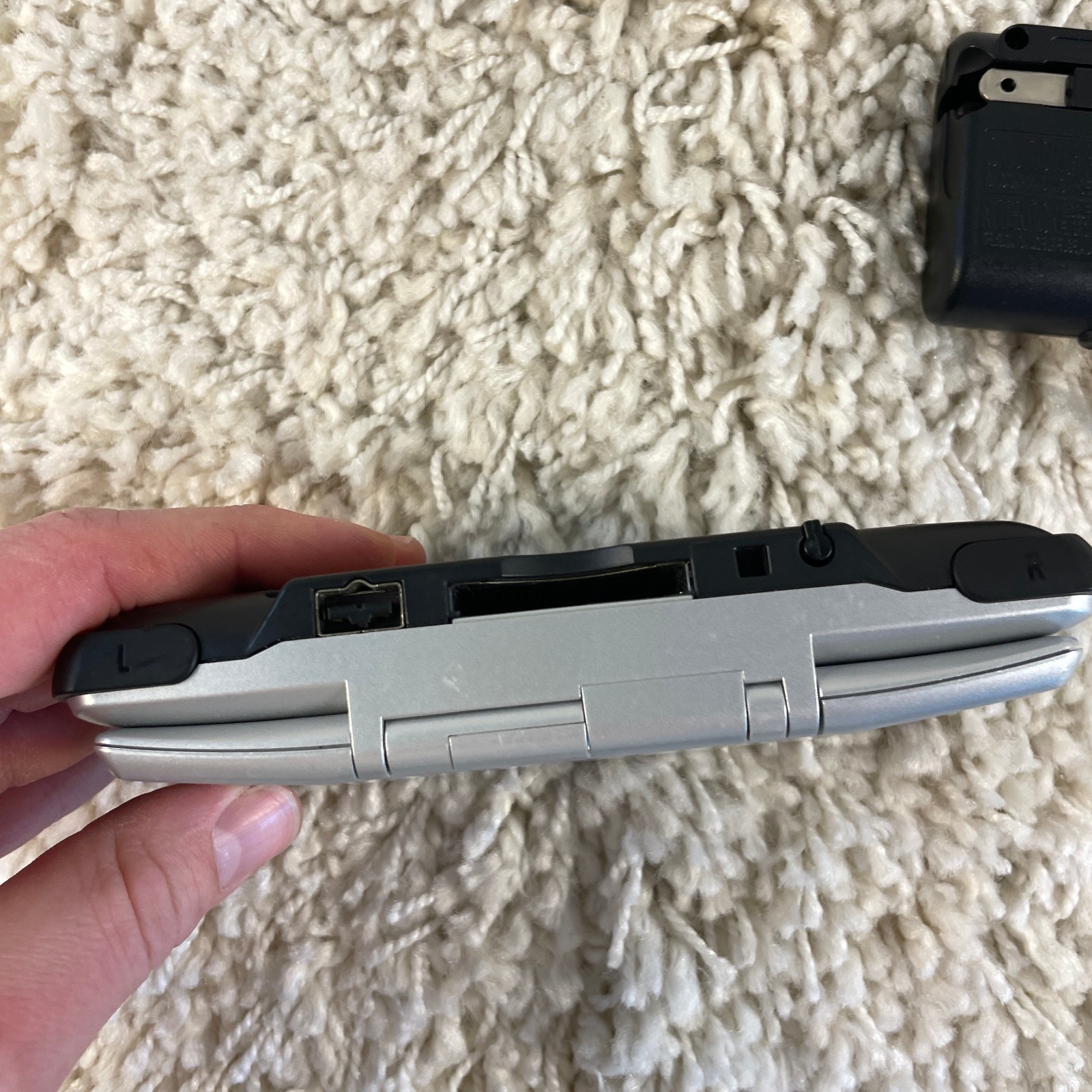 Nintendo DS Original NTR-001 Titanium Silver Handheld Console System Tested