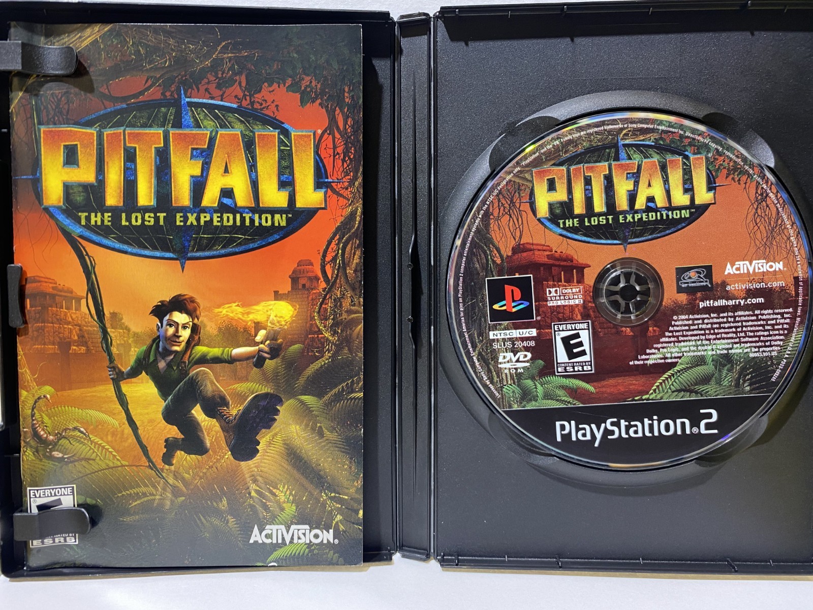 Pitfall: The Lost Expedition PlayStation 2 PS2 CIB Complete Tested Free Shipping