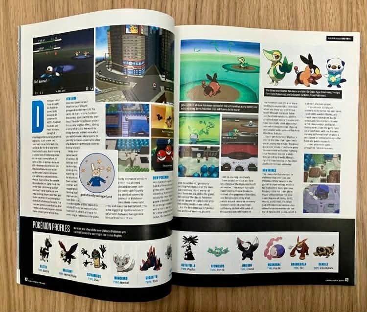 Pokemon Black & White Covers Nintendo Power Magazine