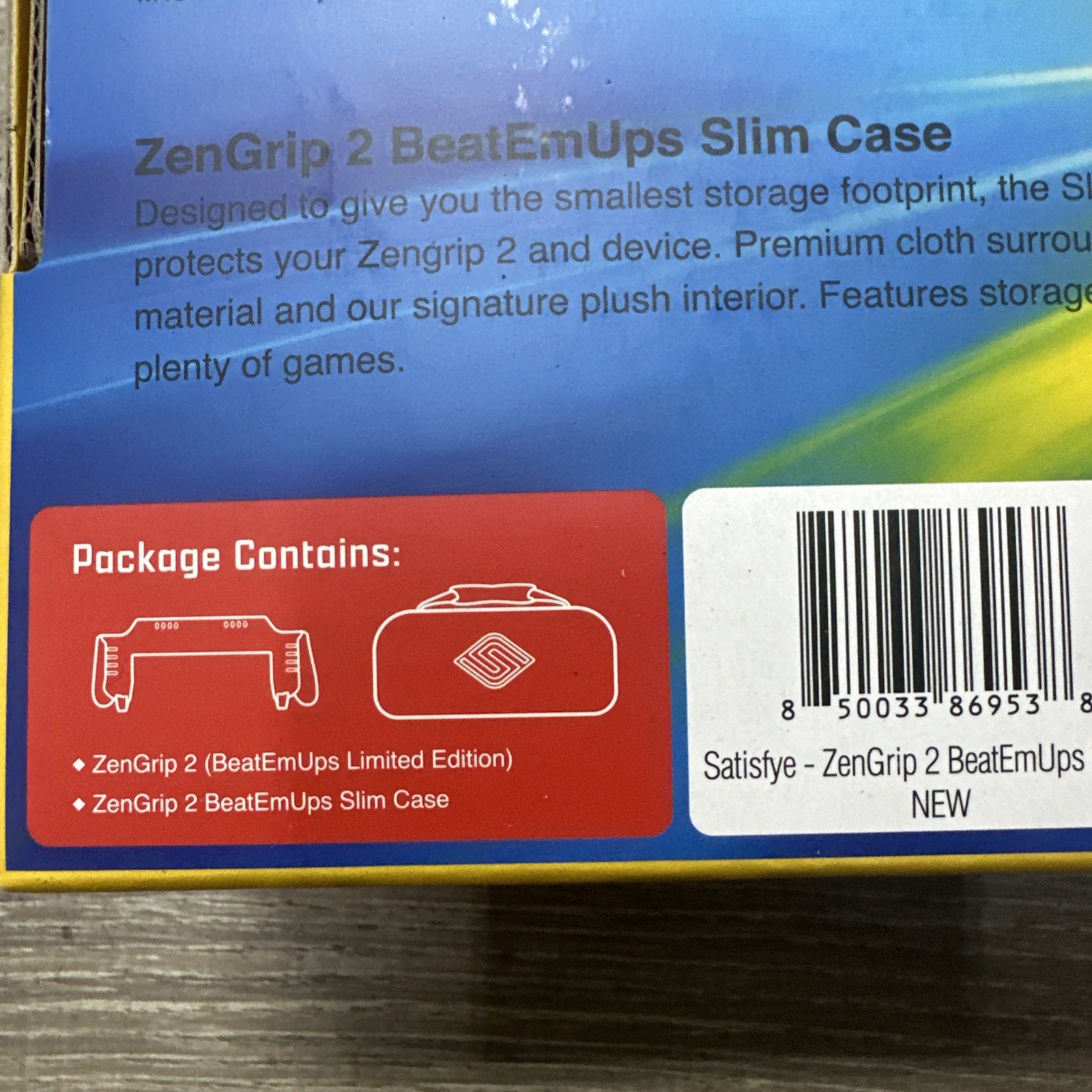 Satisfye ZenGrip Pro with Case BeatEmUps Limited Edition for Nintendo Switch 2