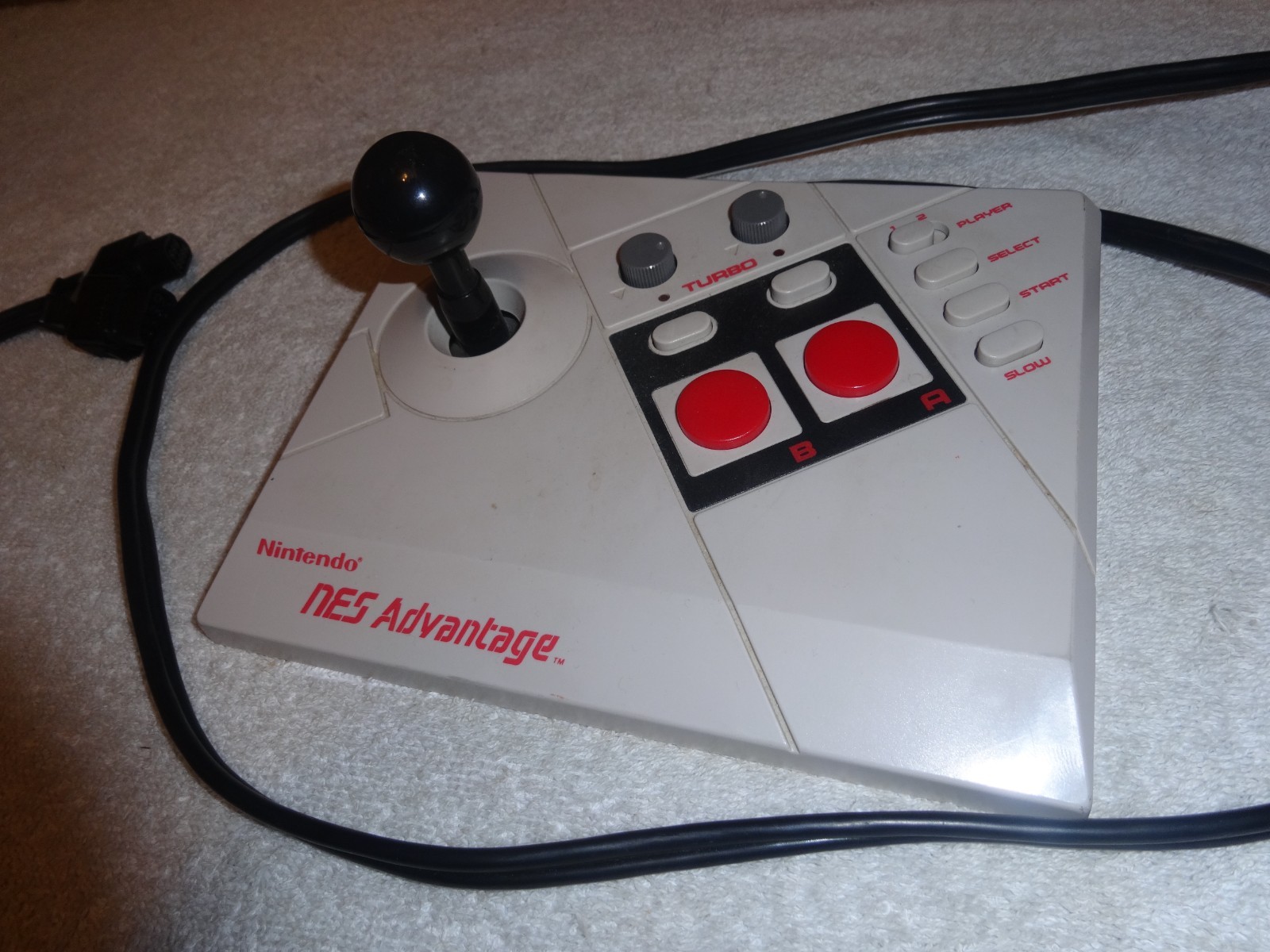 Nintendo NES Advantage video game console Controller Tested Works JOYSTICK! 0019