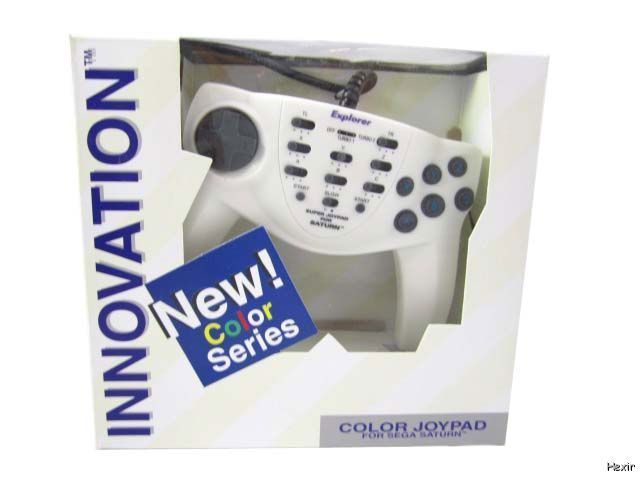 Sega SATURN Turbo CONTROLLER White Red Green Clear Joy pad