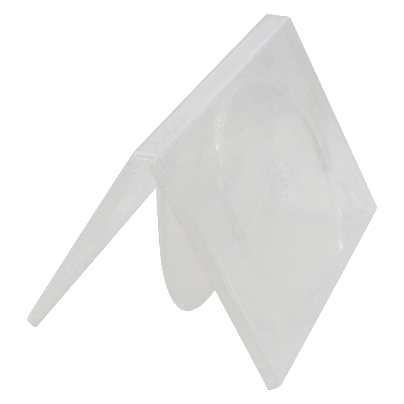 Lots Clear Standard 4-Discs DVD Storage Replacement Case Box 14mm Holder Flap