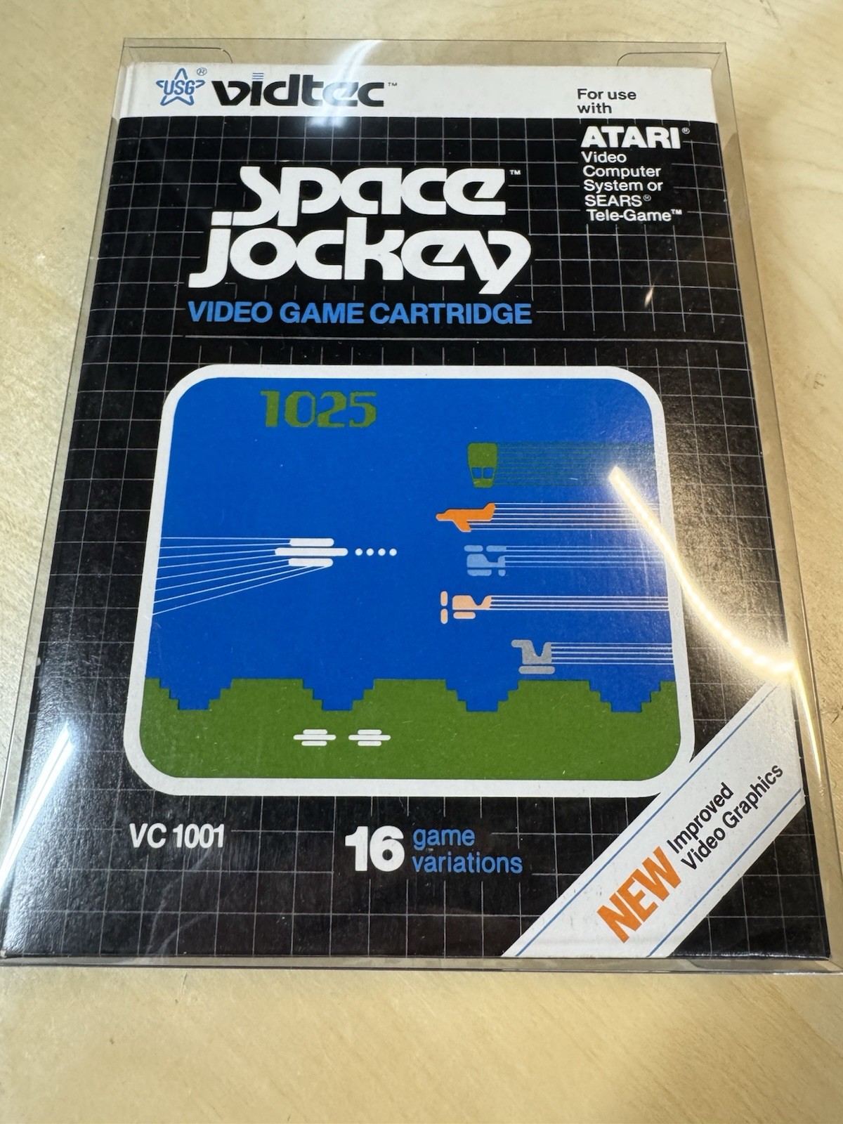 Atari 2600 Space Jockey – Towering Infernal – Sneak’n Peek – 3 Games – All CIB