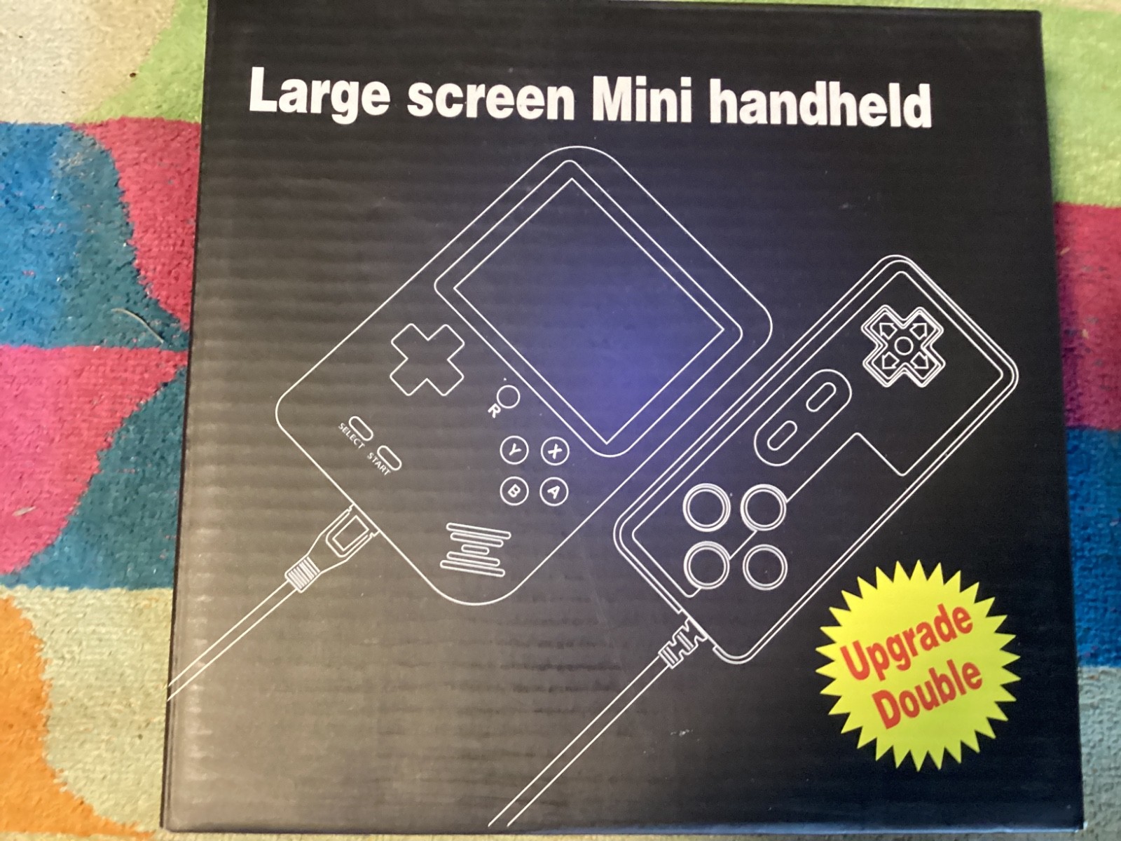 VIDEO GAME RETRO 3”LED LARGE SCREEN MINI HANDHELD .. THIS CAN CONNECT TO TV.128