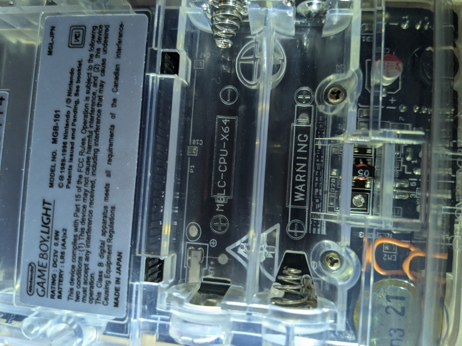Nintendo Game Boy Light Color Loco custom PCB Console IPS LCD Q5 OSD New Build