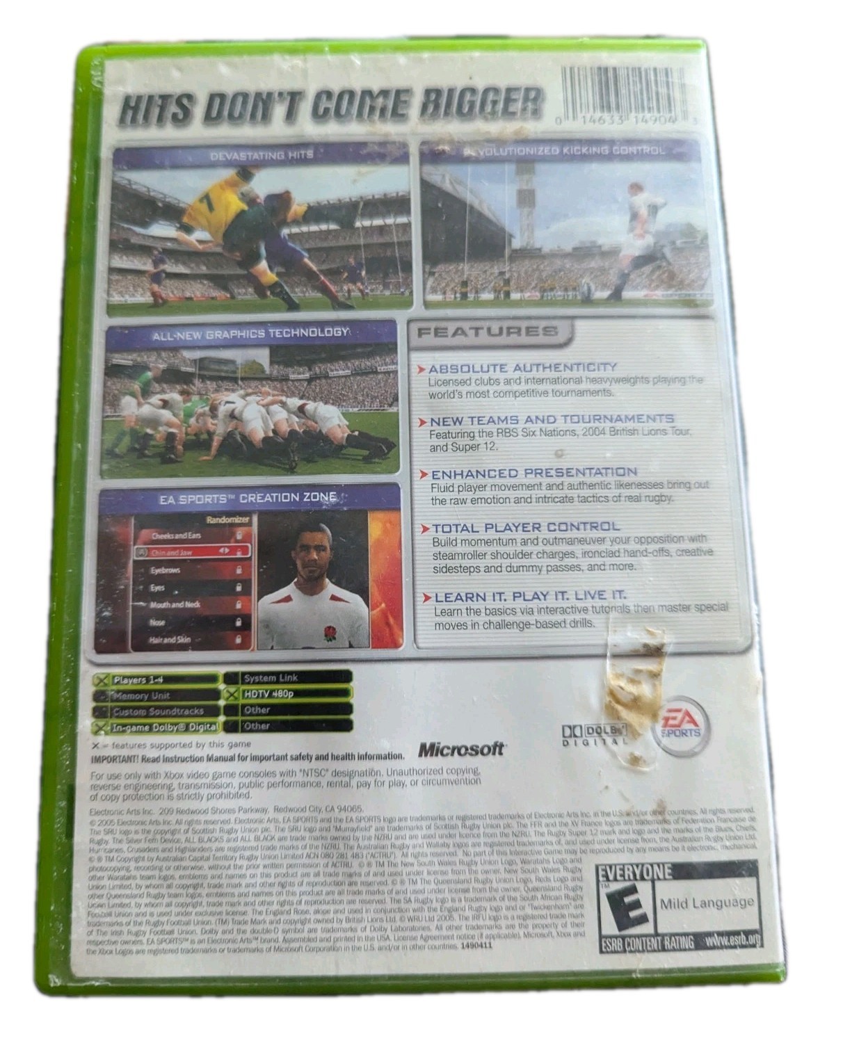 Rugby 2005 (Microsoft Xbox, 2005) – European Version CIB Free Return