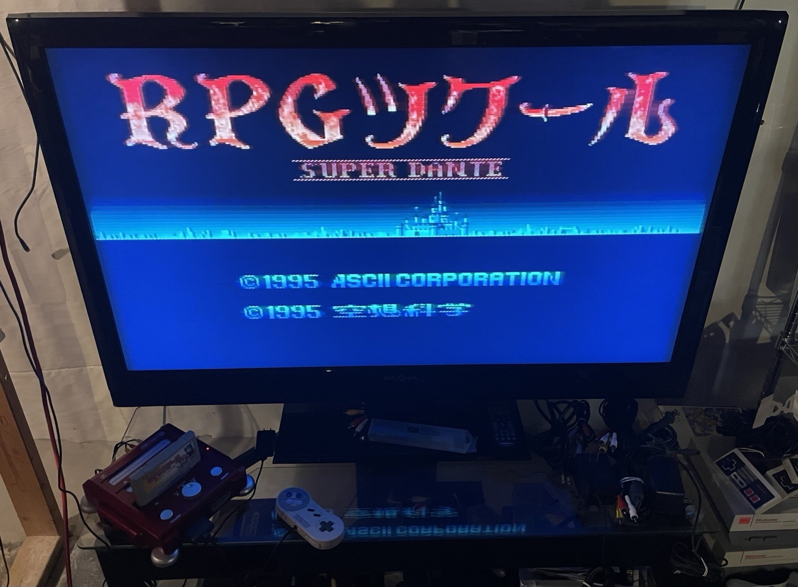RPG Maker Super Dante Super Famicom (Nintendo, 1990) SFC Tested US SELLER!!