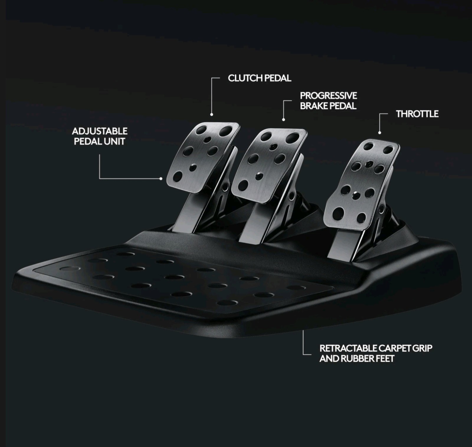 Logitech G29 Driving Force Race Wheel + Pedal Bundle For PS5, 4, 3, Mac, & PC